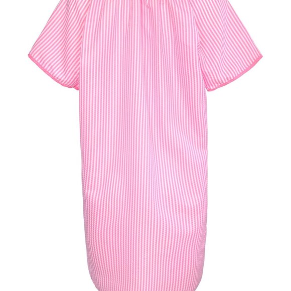 JEFFRICO House Dresses for Women with Pockets - Lightweight Breathable Pink - Picture 4 of 4